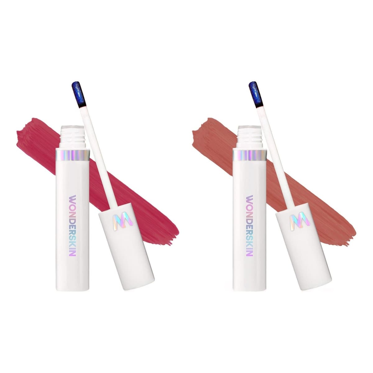 Wonderskin Wonder Blading Lip Stain Masque Toffee & Chestnut Duo