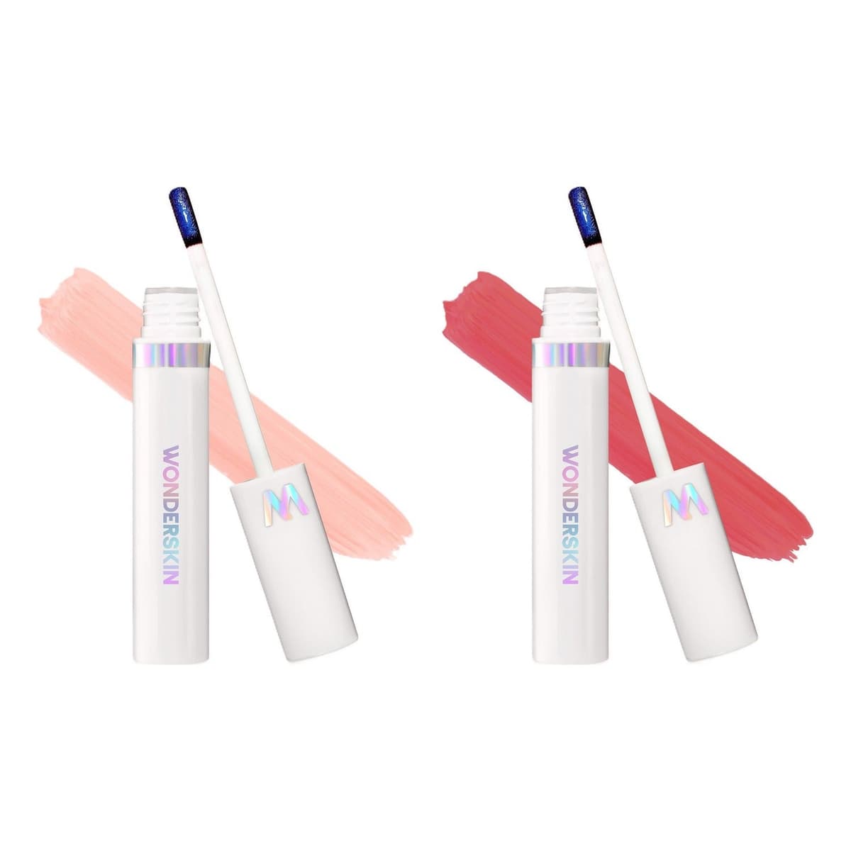 Wonderskin Wonder Blading Lip Stain Masque Peachy & Cool Rose Duo