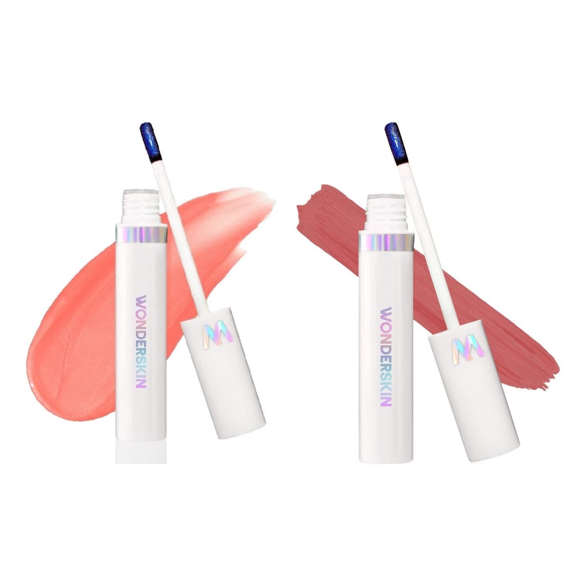 Wonderskin Wonder Blading Lip Stain Masque Coral & Warm Rose Duo