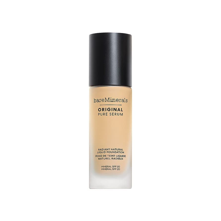 Bareminerals Original Pure Serum Radiant Natural Liquid Foundation Mineral SPF20 Fair Warm