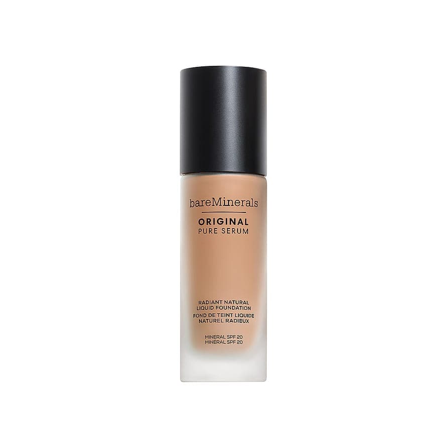 Bareminerals Original Pure Serum Radiant Natural Liquid Foundation Mineral SPF20 Light Cool