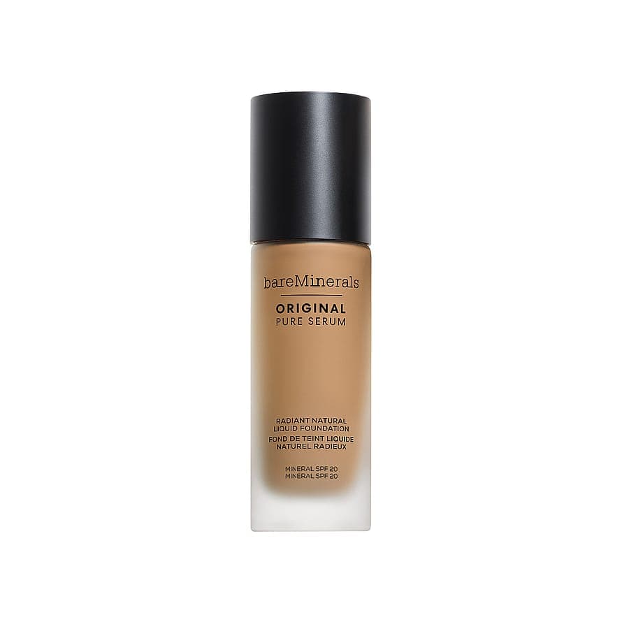 Bareminerals Original Pure Serum Radiant Natural Liquid Foundation Mineral SPF20 Medium Warm