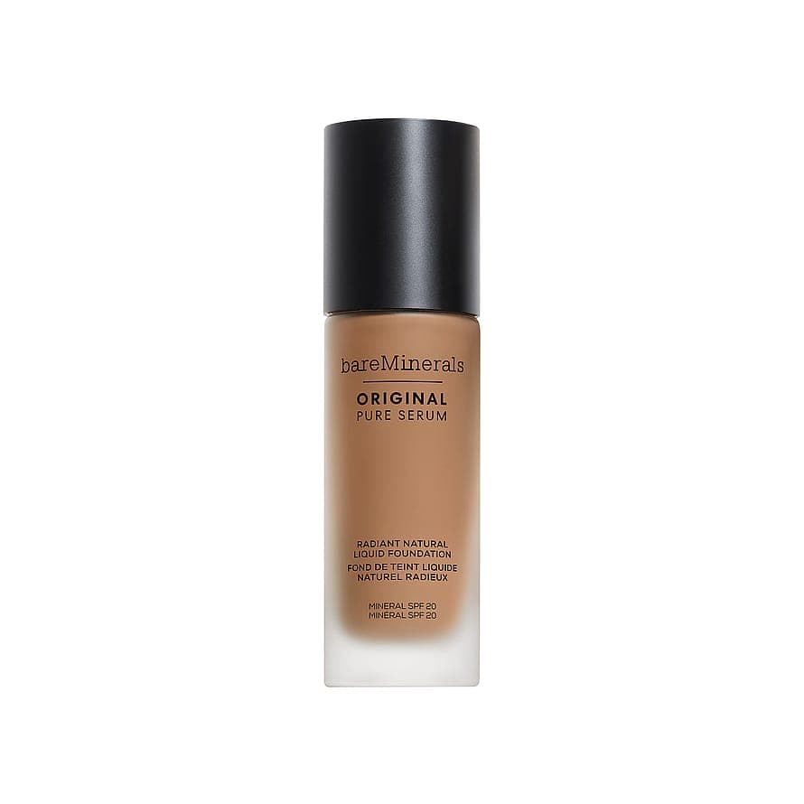 Bareminerals Original Pure Serum Radiant Natural Liquid Foundation Mineral SPF20 Deep Neutral