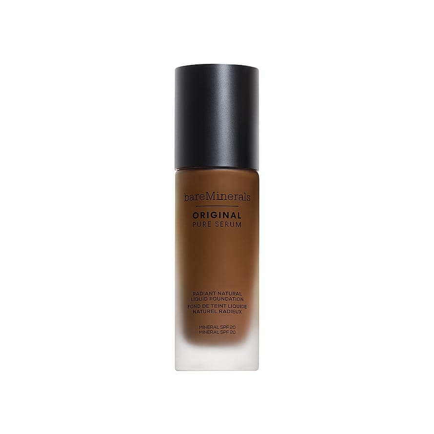 Bareminerals Original Pure Serum Radiant Natural Liquid Foundation Mineral SPF20 Deep Warm