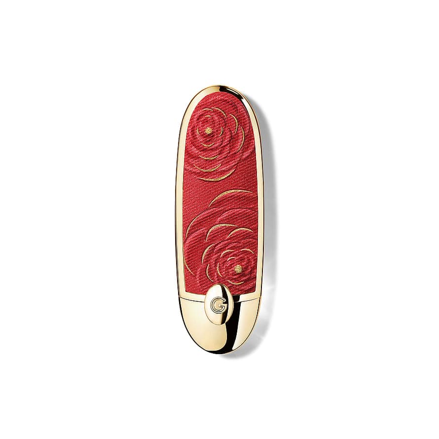 Guerlain Rouge G The Double Mirror Case Red Rose