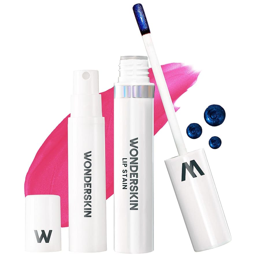 Wonderskin Wonder Blading Lip Stain Kit Neon Rose