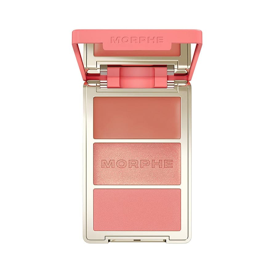 Morphe Cheek Thrills Multi-Finish Face Trio Beach Bonfire