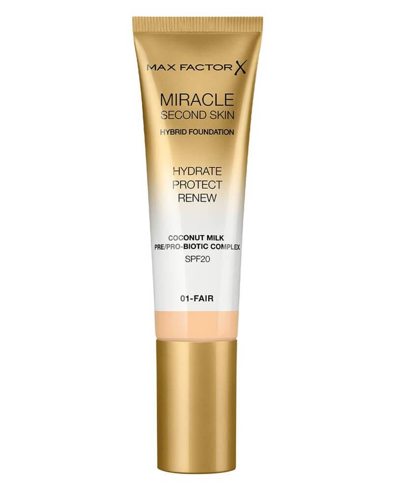Max Factor Miracle Second Skin Hybrid Foundation 01 Fair