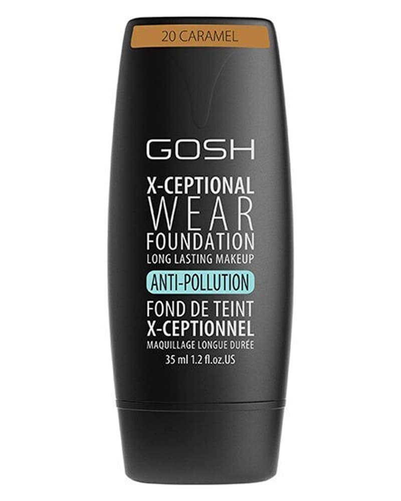 Gosh Copenhagen X-Ceptional Wear Foundation Long Lasting Makeup 20 Caramel